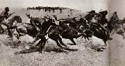 Frederic Remington Indian Warfare Sweden oil painting artist